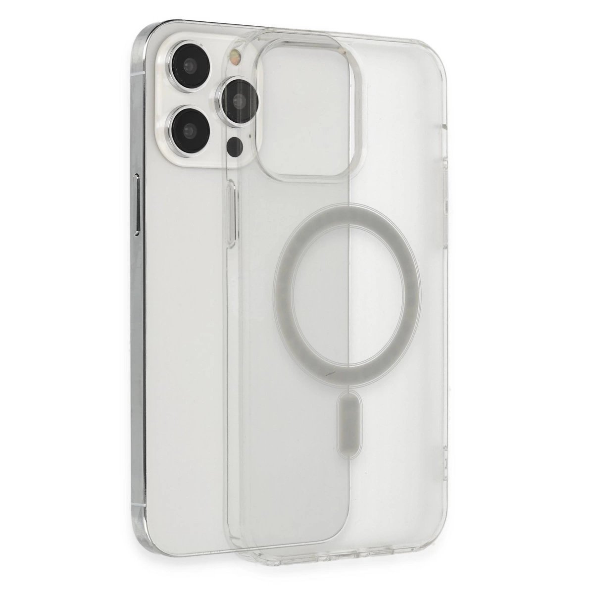 İphone 14 Pro Max Kılıf Matte Şeffaf Magneticsafe - Şeffaf İphone 14 Pro Max Kılıf Matte Şeffaf Magneticsafe - Şeffaf