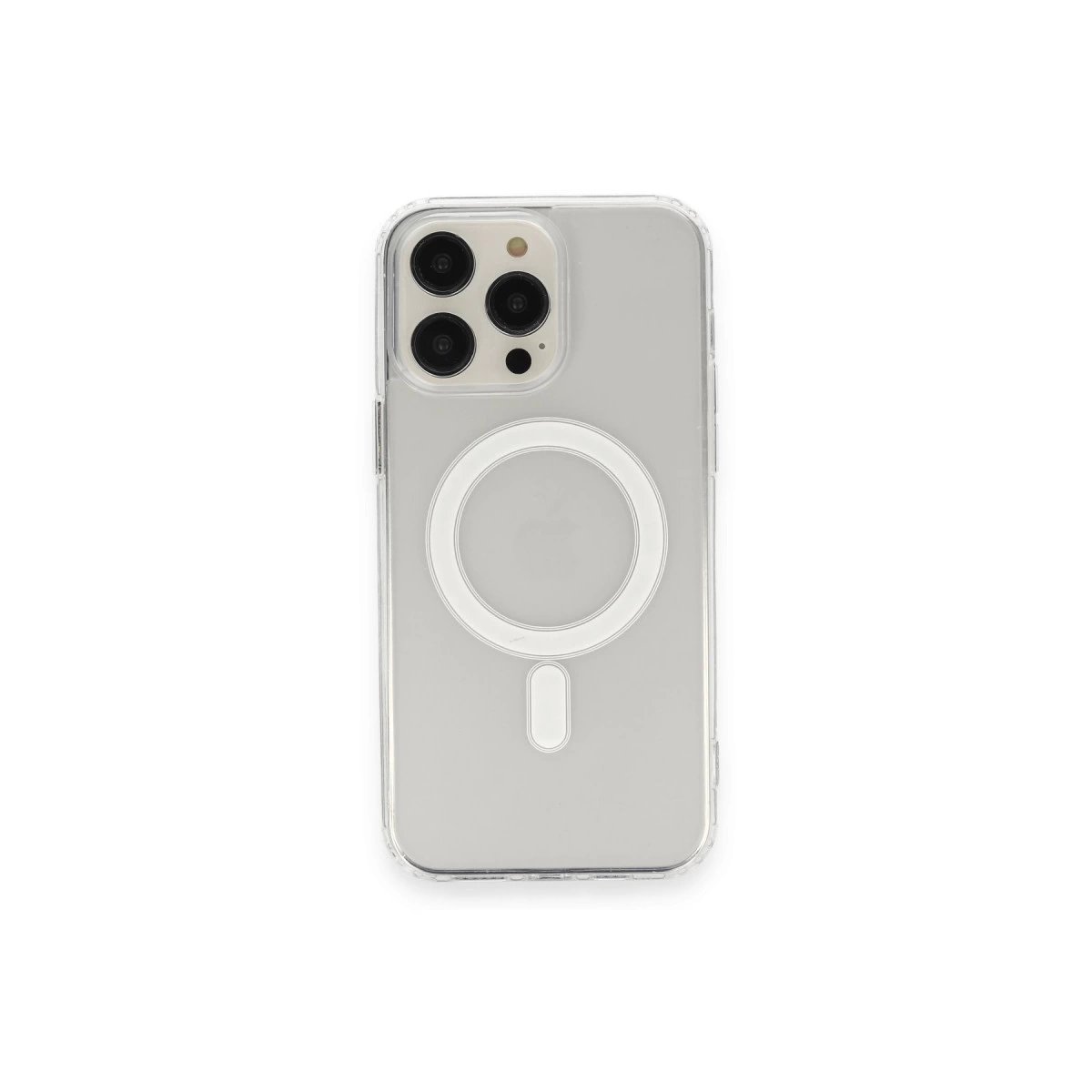 İphone 14 Pro Kılıf Matte Şeffaf Magneticsafe - Şeffaf