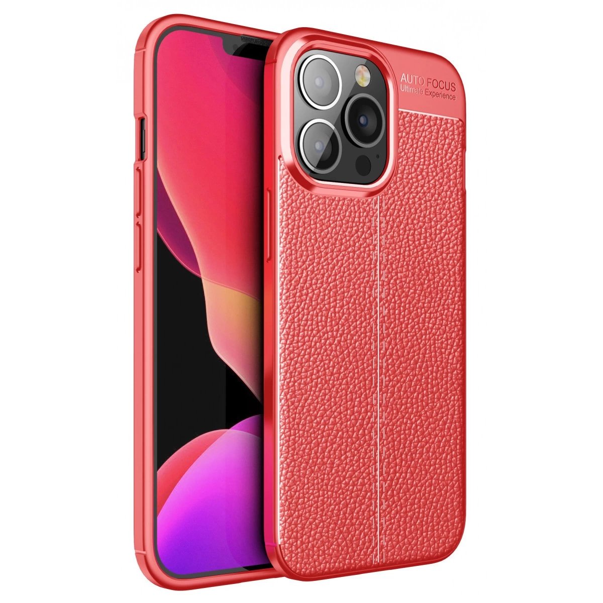 İphone 13 Pro Kılıf Auto Focus Kapak - Kırmızı İphone 13 Pro Kılıf Auto Focus Kapak - Kırmızı