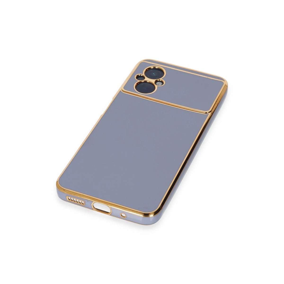 Xiaomi Poco M5 Kılıf Volet Silikon - Mavi Xiaomi Poco M5 Kılıf Volet Silikon - Mavi