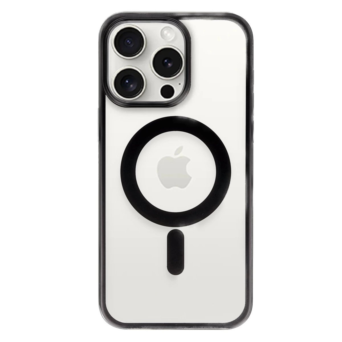 İphone 15 Pro Max Kılıf Erozi Magsafe Kapak - Siyah İphone 15 Pro Max Kılıf Erozi Magsafe Kapak - Siyah