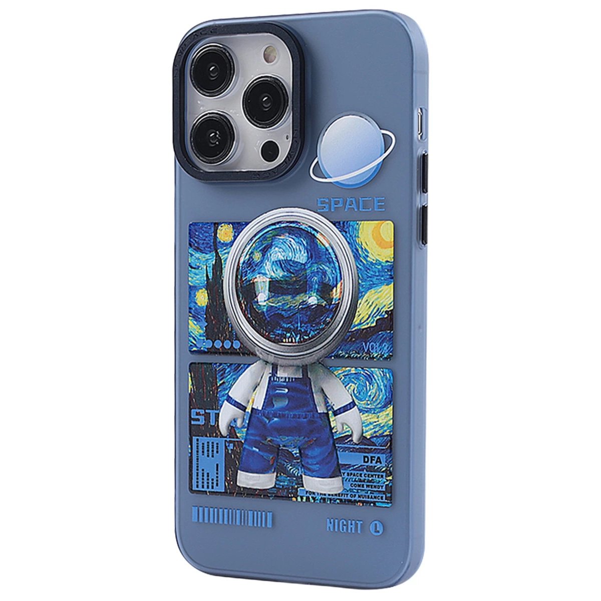 İphone 14 Pro Max Kılıf Prada Desenli Kapak - Prada Mavi - 1 İphone 14 Pro Max Kılıf Prada Desenli Kapak - Prada Mavi - 1
