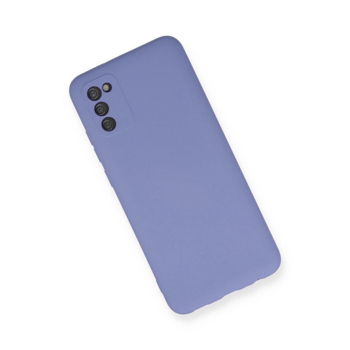 Samsung Galaxy A03s Kılıf Nano İçi Kadife Silikon - Lila Samsung Galaxy A03s Kılıf Nano İçi Kadife Silikon - Lila