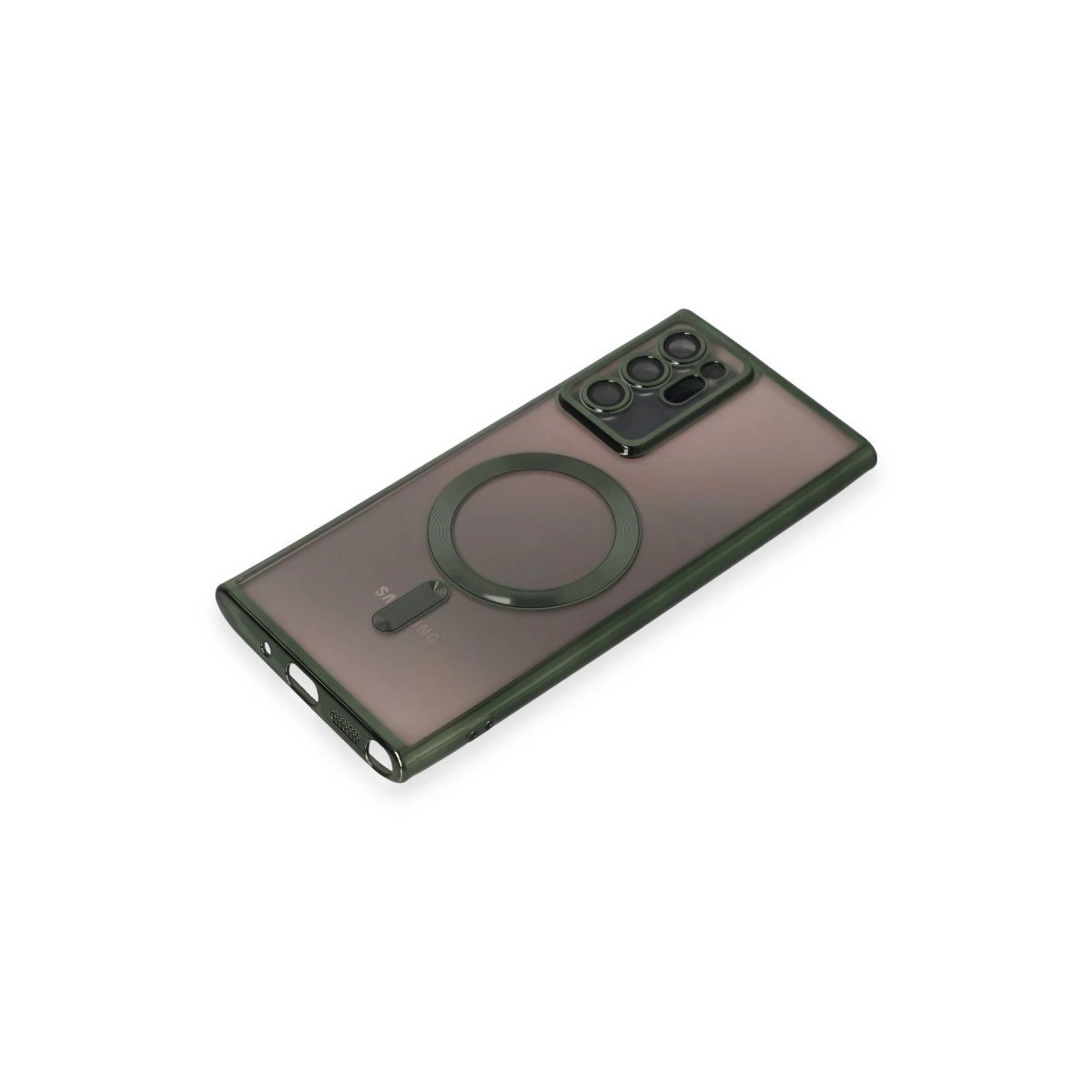Samsung Galaxy Note 20 Ultra Kılıf Kross Magneticsafe Kapak - Koyu Yeşil Samsung Galaxy Note 20 Ultra Kılıf Kross Magneticsafe Kapak - Koyu Yeşil