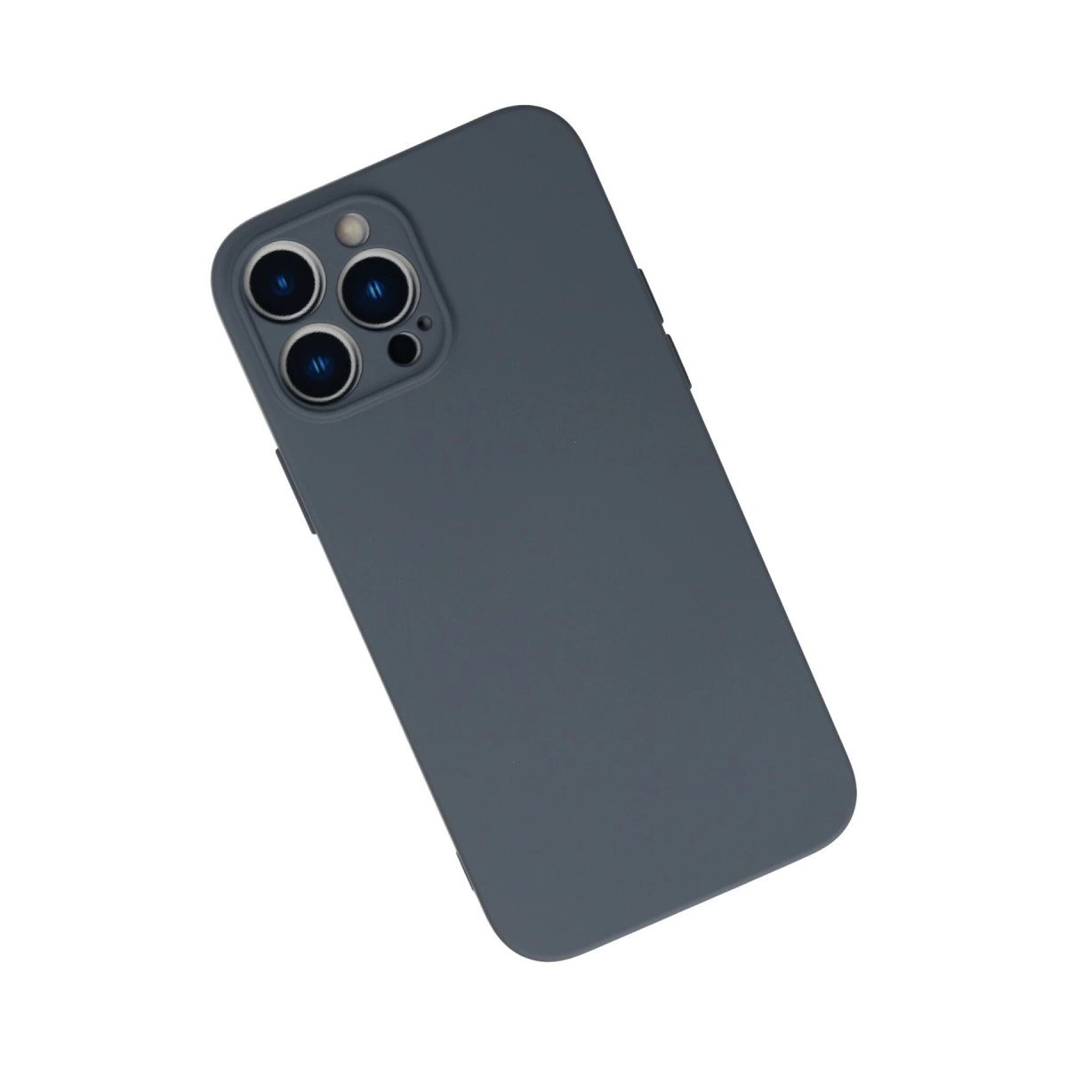 İphone 13 Pro Kılıf Nano İçi Kadife Silikon - Gri İphone 13 Pro Kılıf Nano İçi Kadife Silikon - Gri