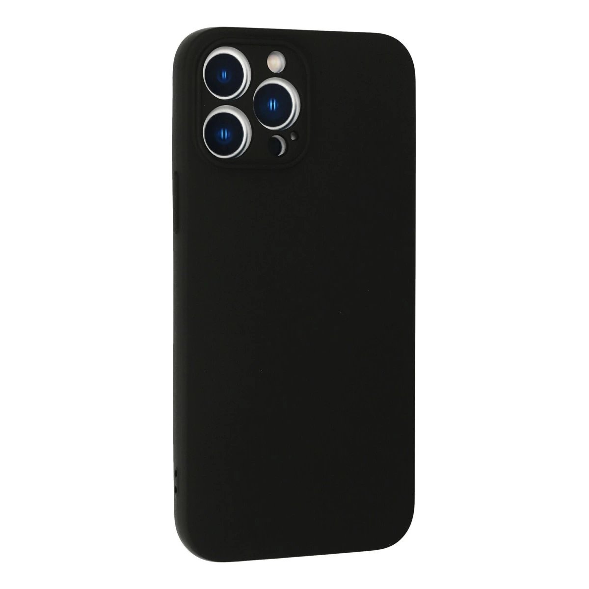 İphone 13 Pro Max Kılıf Nano İçi Kadife Silikon - Siyah İphone 13 Pro Max Kılıf Nano İçi Kadife Silikon - Siyah