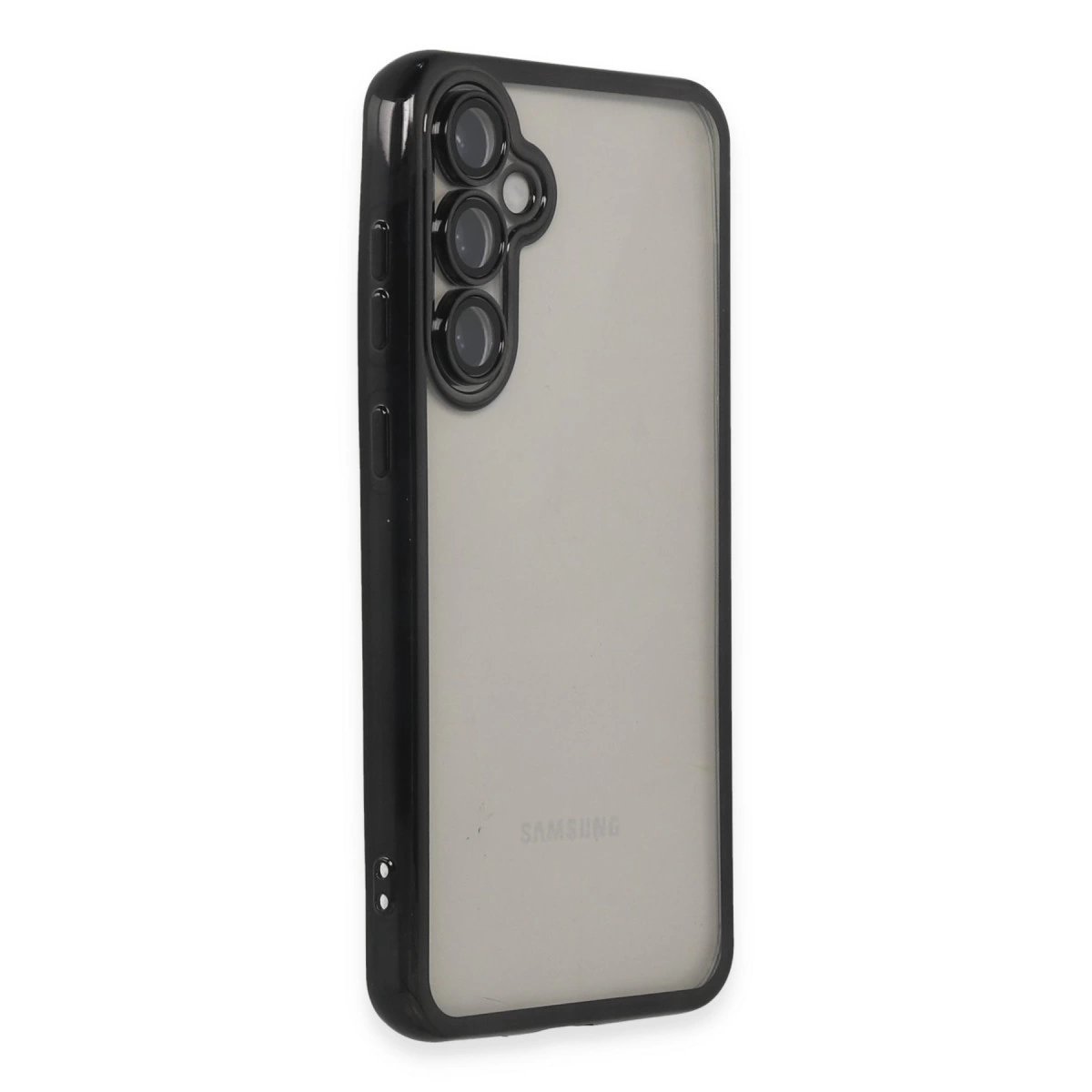 Samsung Galaxy S23 Fe Kılıf Razer Lensli Silikon - Siyah
