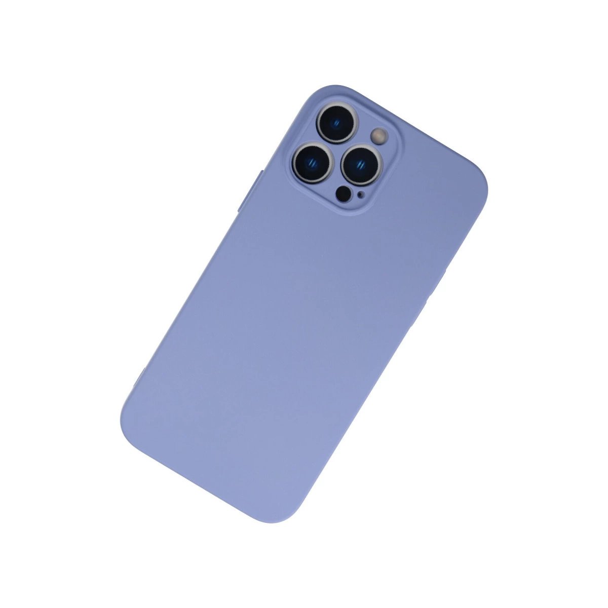 İphone 13 Pro Max Kılıf Nano İçi Kadife Silikon - Lila İphone 13 Pro Max Kılıf Nano İçi Kadife Silikon - Lila