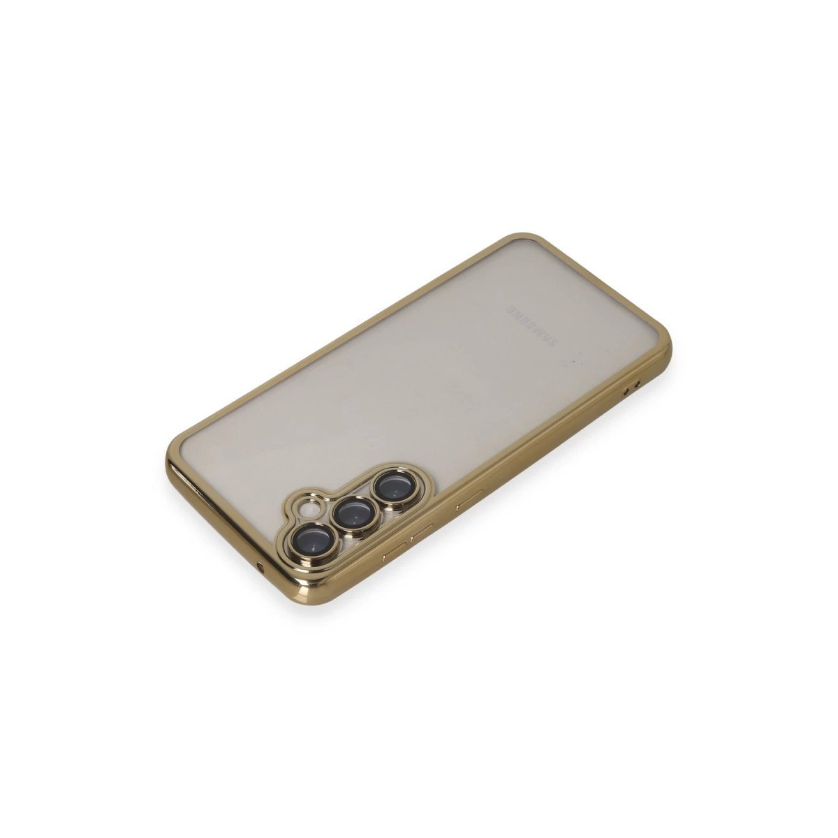 Samsung Galaxy S23 Fe Kılıf Razer Lensli Silikon - Gold Samsung Galaxy S23 Fe Kılıf Razer Lensli Silikon - Gold