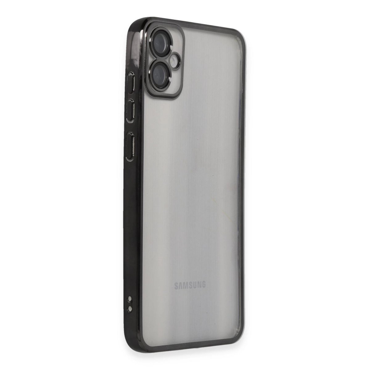 Samsung Galaxy A05 Kılıf Razer Lensli Silikon - Siyah Samsung Galaxy A05 Kılıf Razer Lensli Silikon - Siyah