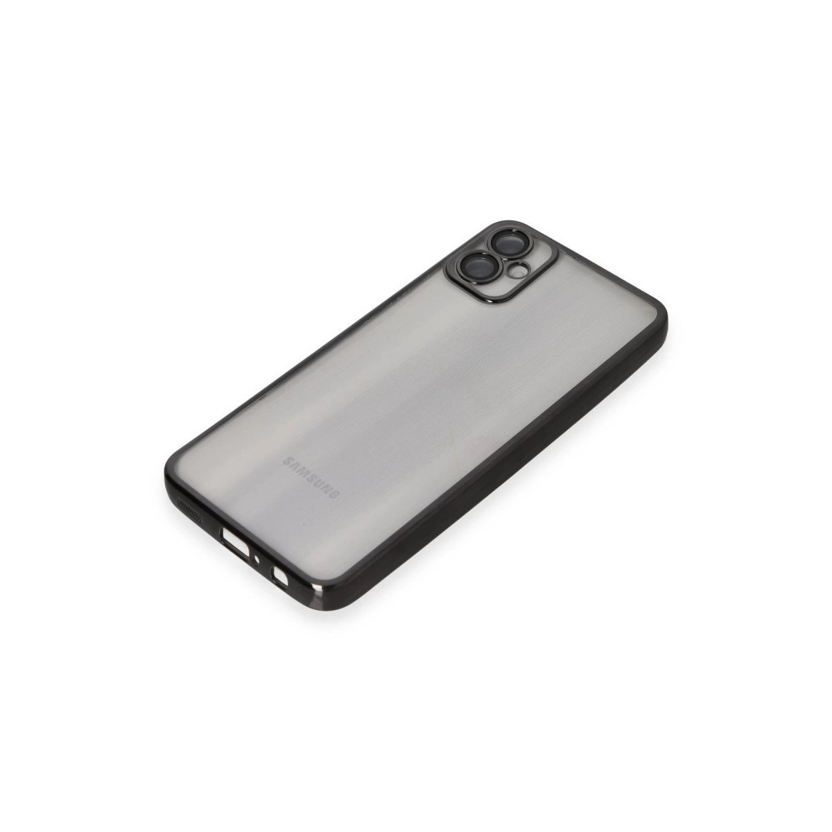 Samsung Galaxy A05 Kılıf Razer Lensli Silikon - Siyah Samsung Galaxy A05 Kılıf Razer Lensli Silikon - Siyah