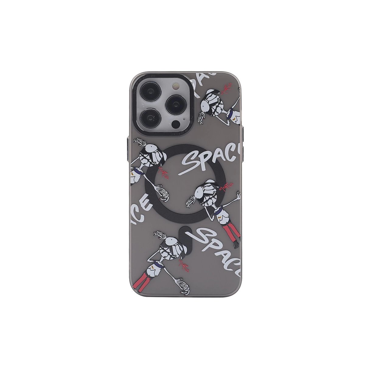 İphone 13 Pro Kılıf Apollo Magneticsafe Desenli Kapak - Apollo Siyah - 3 İphone 13 Pro Kılıf Apollo Magneticsafe Desenli Kapak - Apollo Siyah - 3