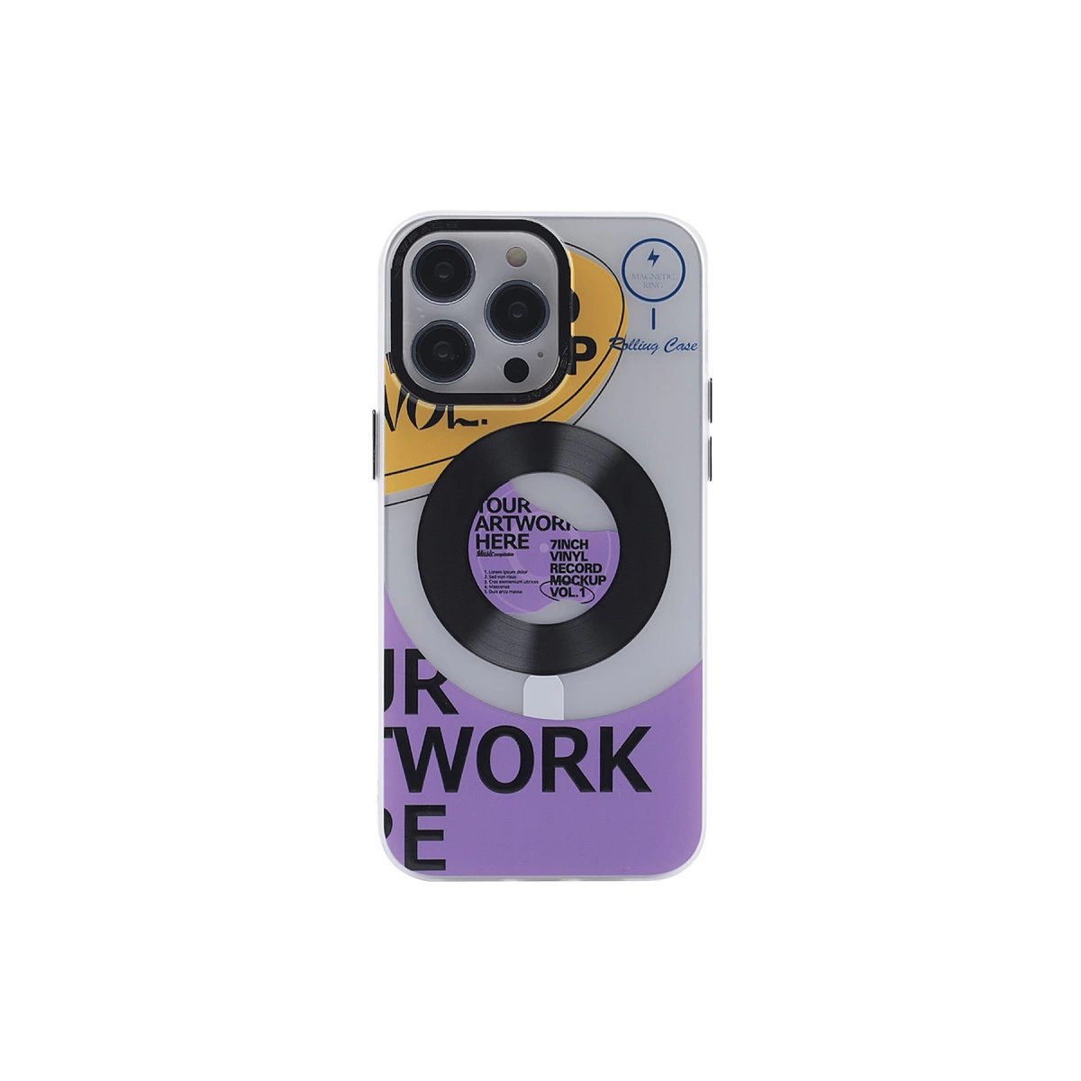 İphone 13 Pro Max Kılıf Apollo Magneticsafe Desenli Kapak - Apollo Şeffaf - 6