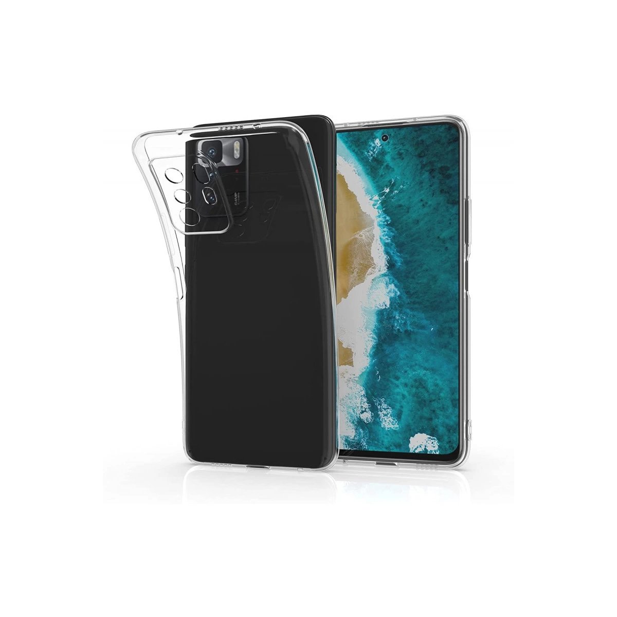 Xiaomi Poco X3 Gt Kılıf Lüx Şeffaf Silikon