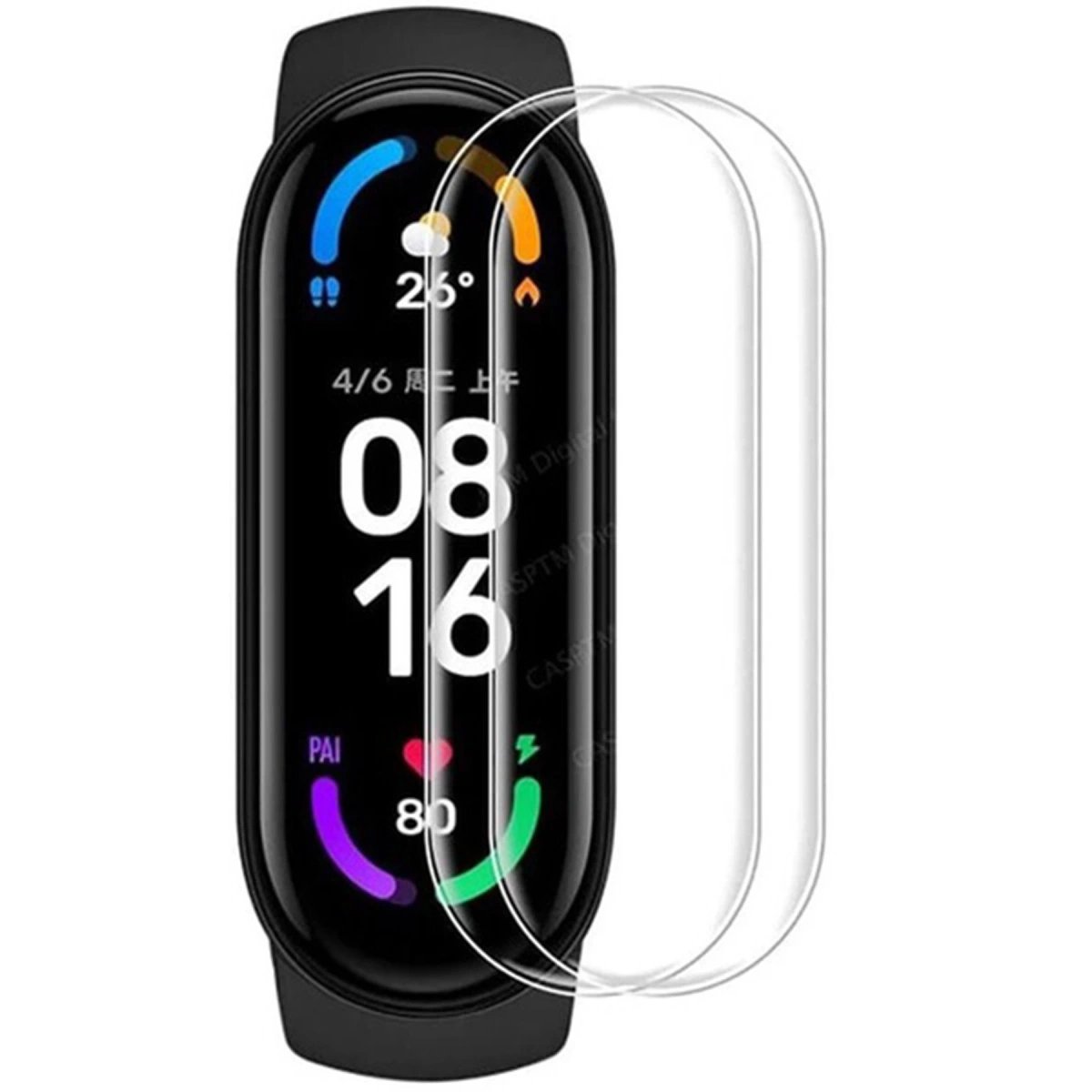 Xiaomi Mi Band 5 Polymer Nano Ekran Koruyucu - Şeffaf Xiaomi Mi Band 5 Polymer Nano Ekran Koruyucu - Şeffaf