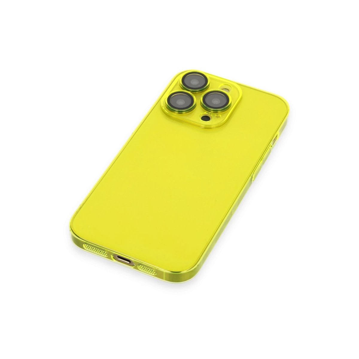 İphone 13 Pro Kılıf Armada Lensli Kapak - Sarı İphone 13 Pro Kılıf Armada Lensli Kapak - Sarı
