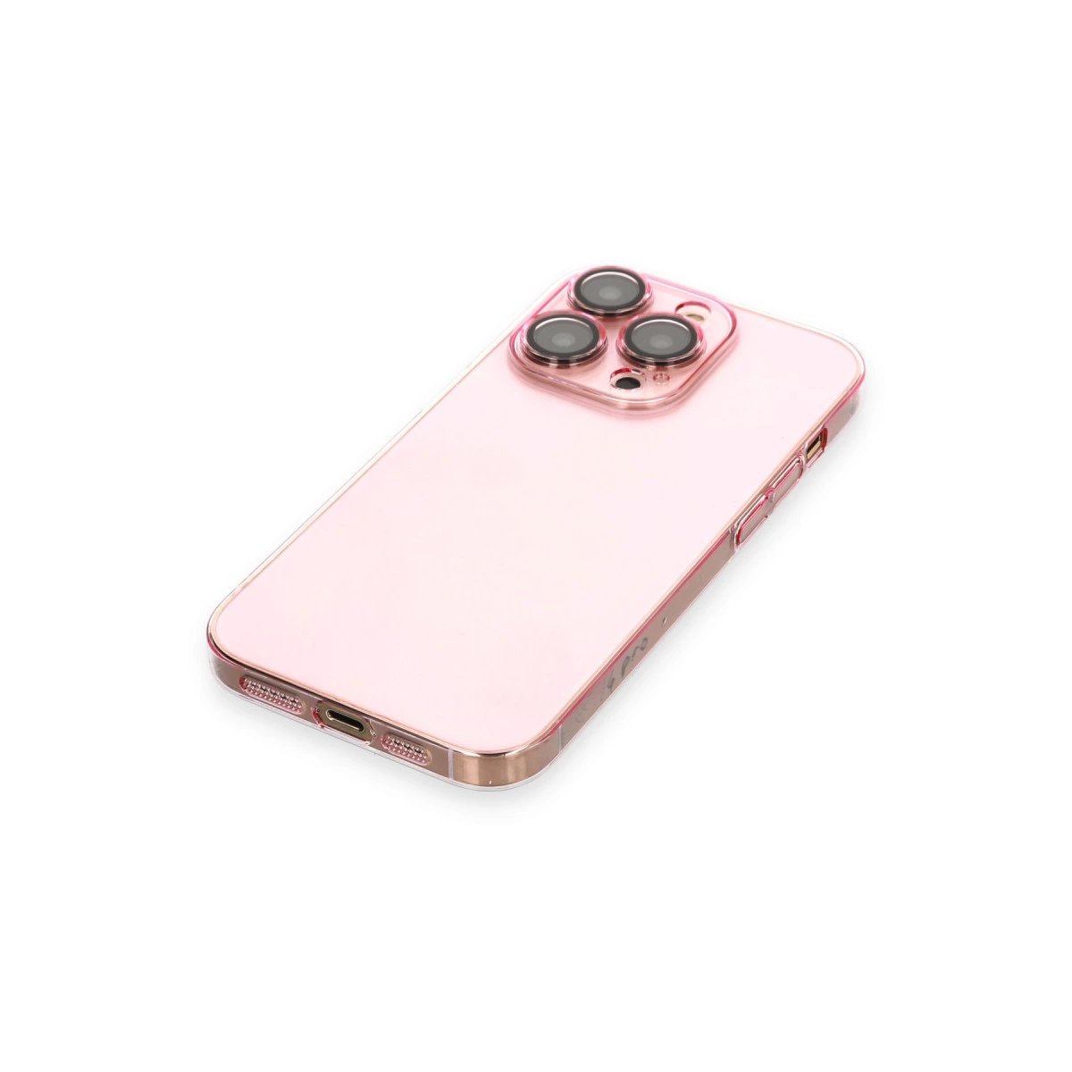 İphone 13 Pro Max Kılıf Armada Lensli Kapak - Rose Gold İphone 13 Pro Max Kılıf Armada Lensli Kapak - Rose Gold