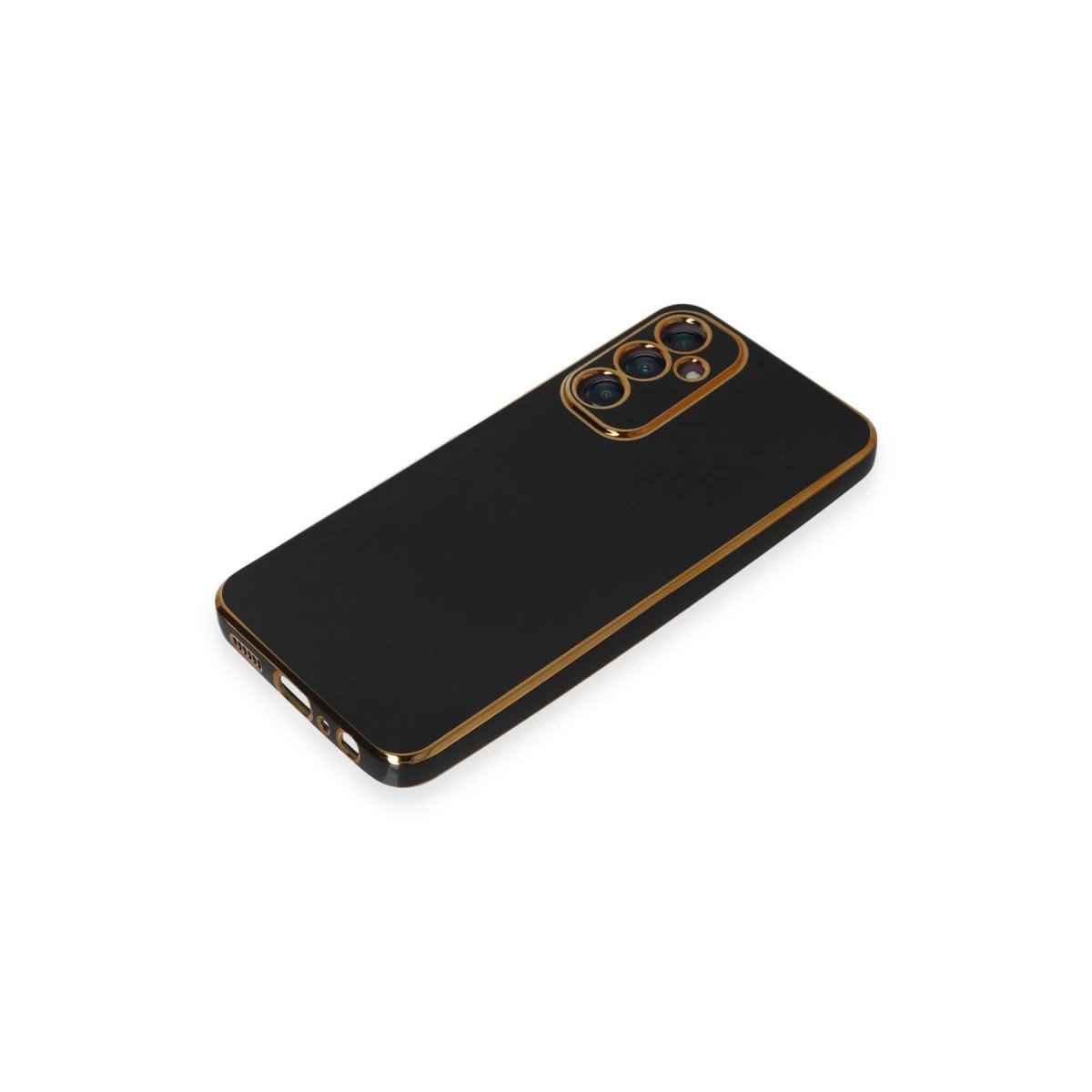 Samsung Galaxy A05s Kılıf Volet Silikon - Siyah