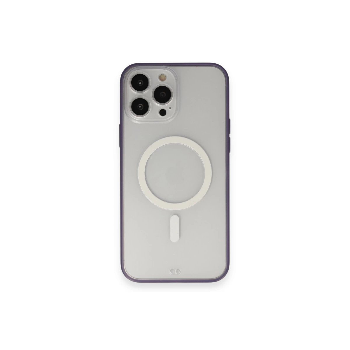 İphone 14 Pro Max Kılıf Grand Magneticsafe Kapak - Mor