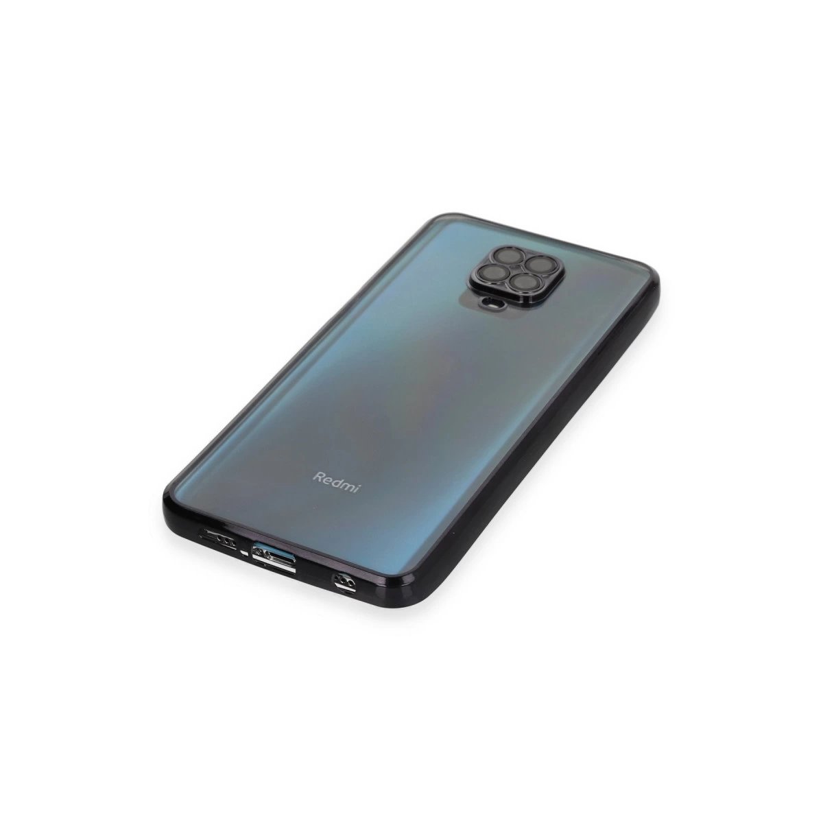 Xiaomi Redmi Note 9 Pro Kılıf Razer Lensli Silikon - Siyah Xiaomi Redmi Note 9 Pro Kılıf Razer Lensli Silikon - Siyah