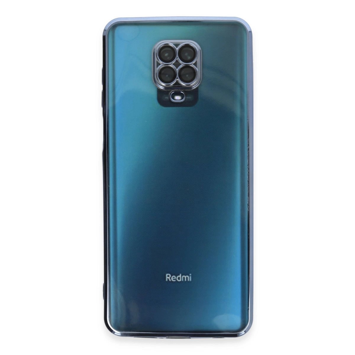 Xiaomi Redmi Note 9 Pro Kılıf Razer Lensli Silikon - Açık Mavi Xiaomi Redmi Note 9 Pro Kılıf Razer Lensli Silikon - Açık Mavi