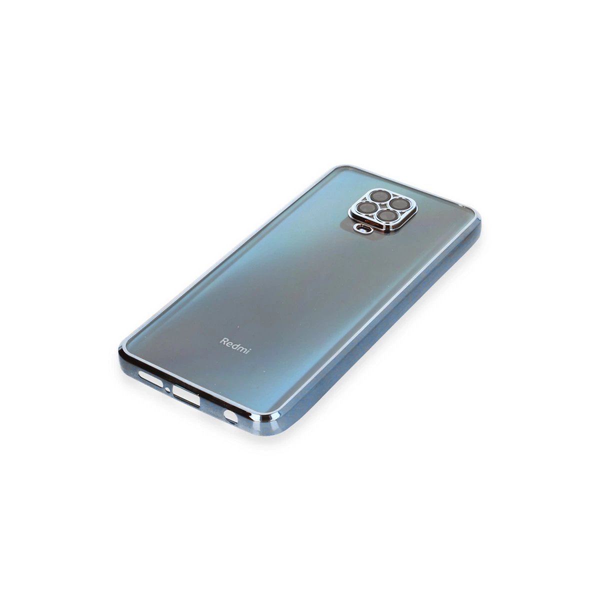Xiaomi Redmi Note 9 Pro Kılıf Razer Lensli Silikon - Açık Mavi Xiaomi Redmi Note 9 Pro Kılıf Razer Lensli Silikon - Açık Mavi