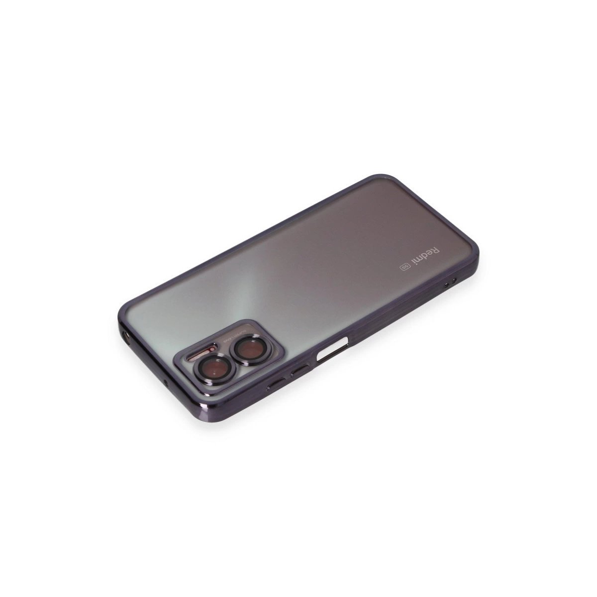 Xiaomi Redmi 10 5g Kılıf Razer Lensli Silikon - Mor Xiaomi Redmi 10 5g Kılıf Razer Lensli Silikon - Mor