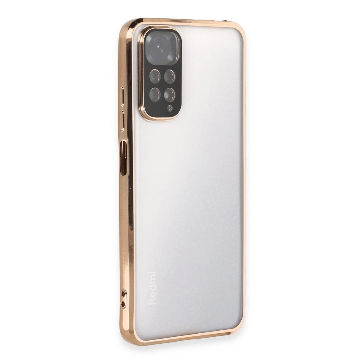 Xiaomi Redmi Note 11 Kılıf Razer Lensli Silikon - Gold Xiaomi Redmi Note 11 Kılıf Razer Lensli Silikon - Gold