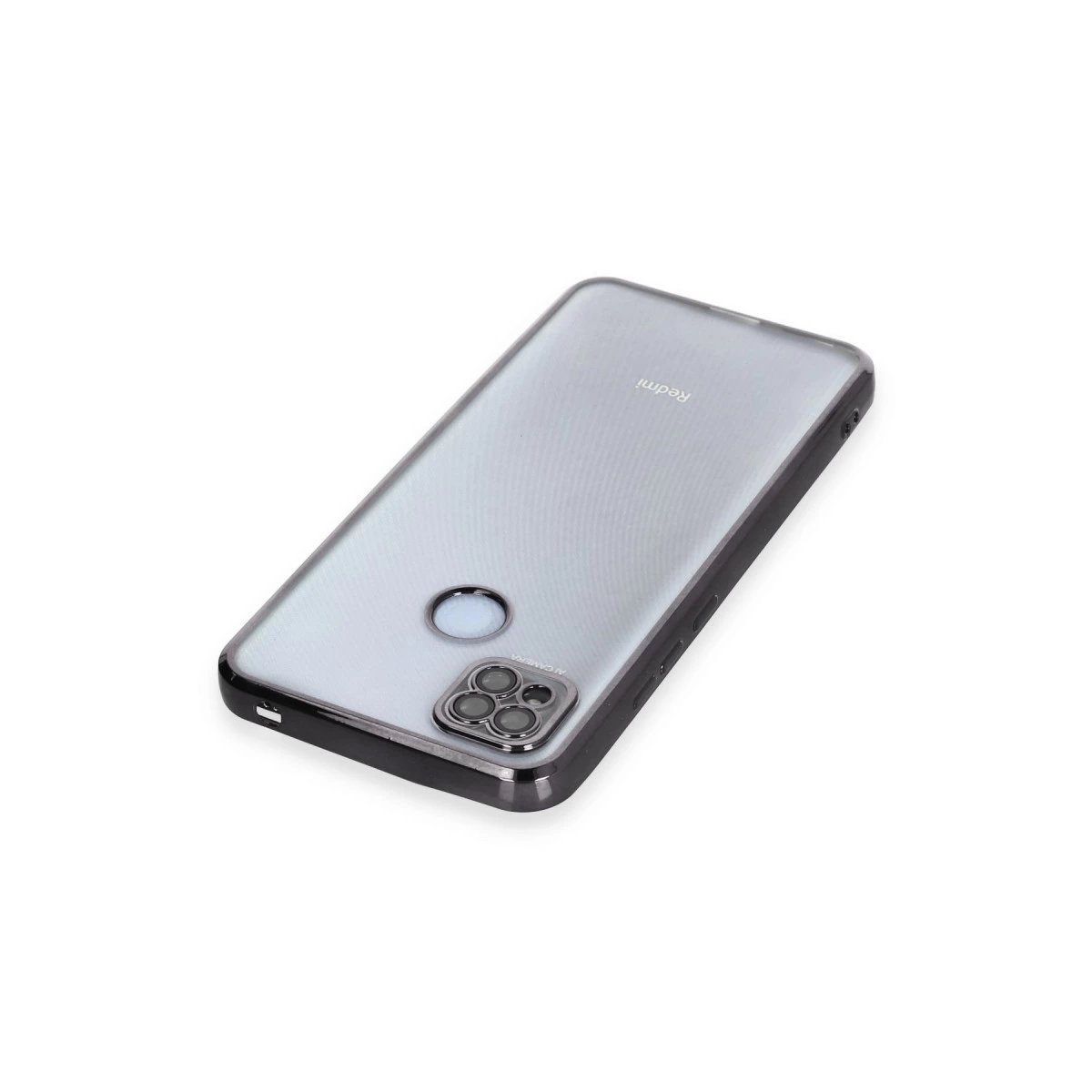 Xiaomi Redmi 9c Kılıf Razer Lensli Silikon - Siyah