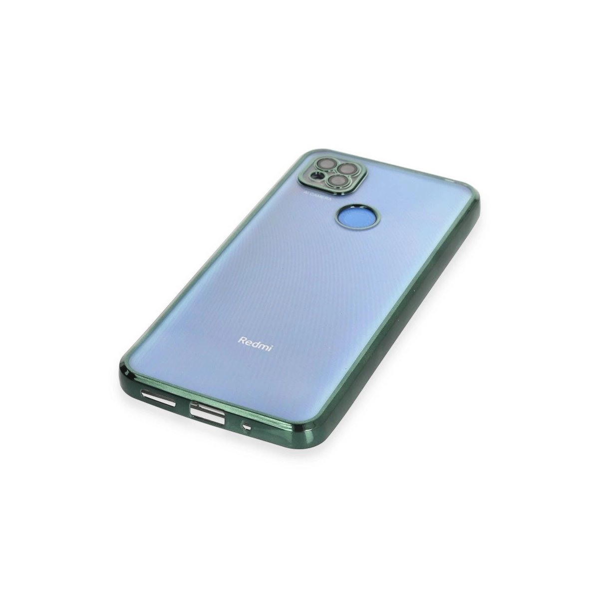 Xiaomi Redmi 9c Kılıf Razer Lensli Silikon - Yeşil Xiaomi Redmi 9c Kılıf Razer Lensli Silikon - Yeşil
