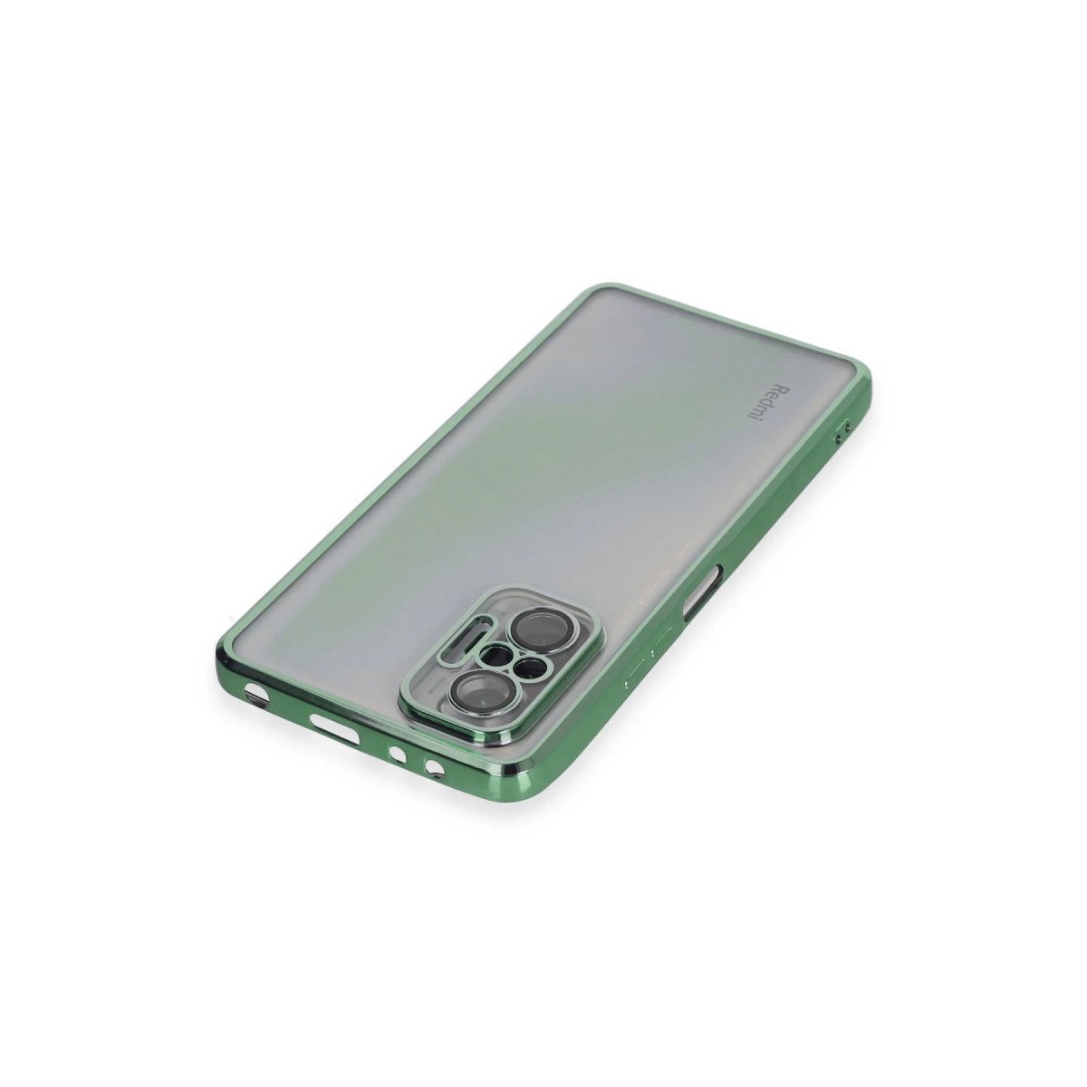 Xiaomi Redmi Note 10 Pro Kılıf Razer Lensli Silikon - Yeşil