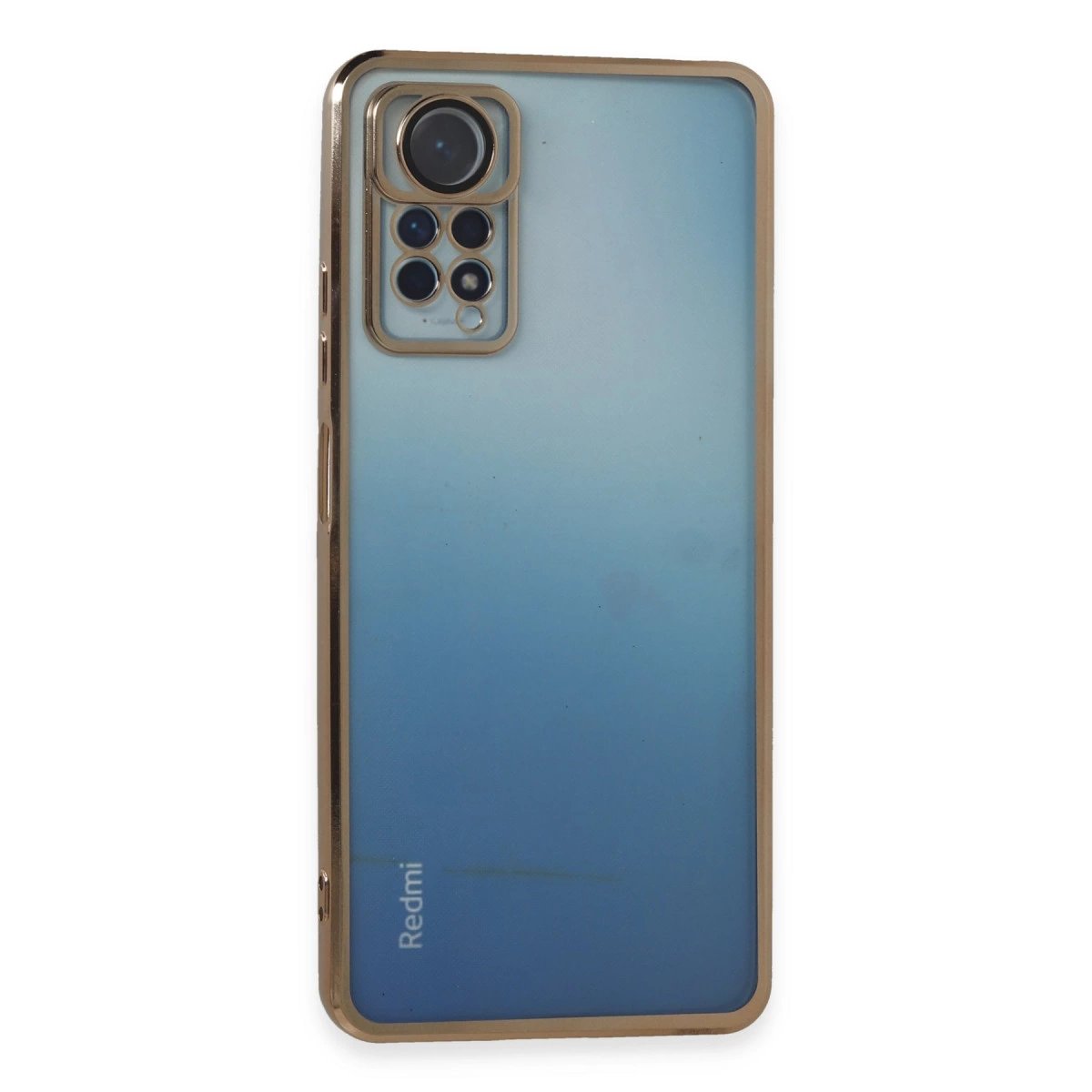 Xiaomi Redmi Note 11 Pro Kılıf Razer Lensli Silikon - Gold Xiaomi Redmi Note 11 Pro Kılıf Razer Lensli Silikon - Gold