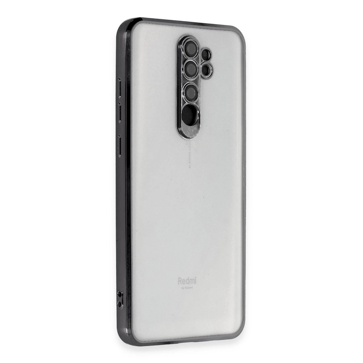 Xiaomi Redmi Note 8 Pro Kılıf Razer Lensli Silikon - Siyah Xiaomi Redmi Note 8 Pro Kılıf Razer Lensli Silikon - Siyah