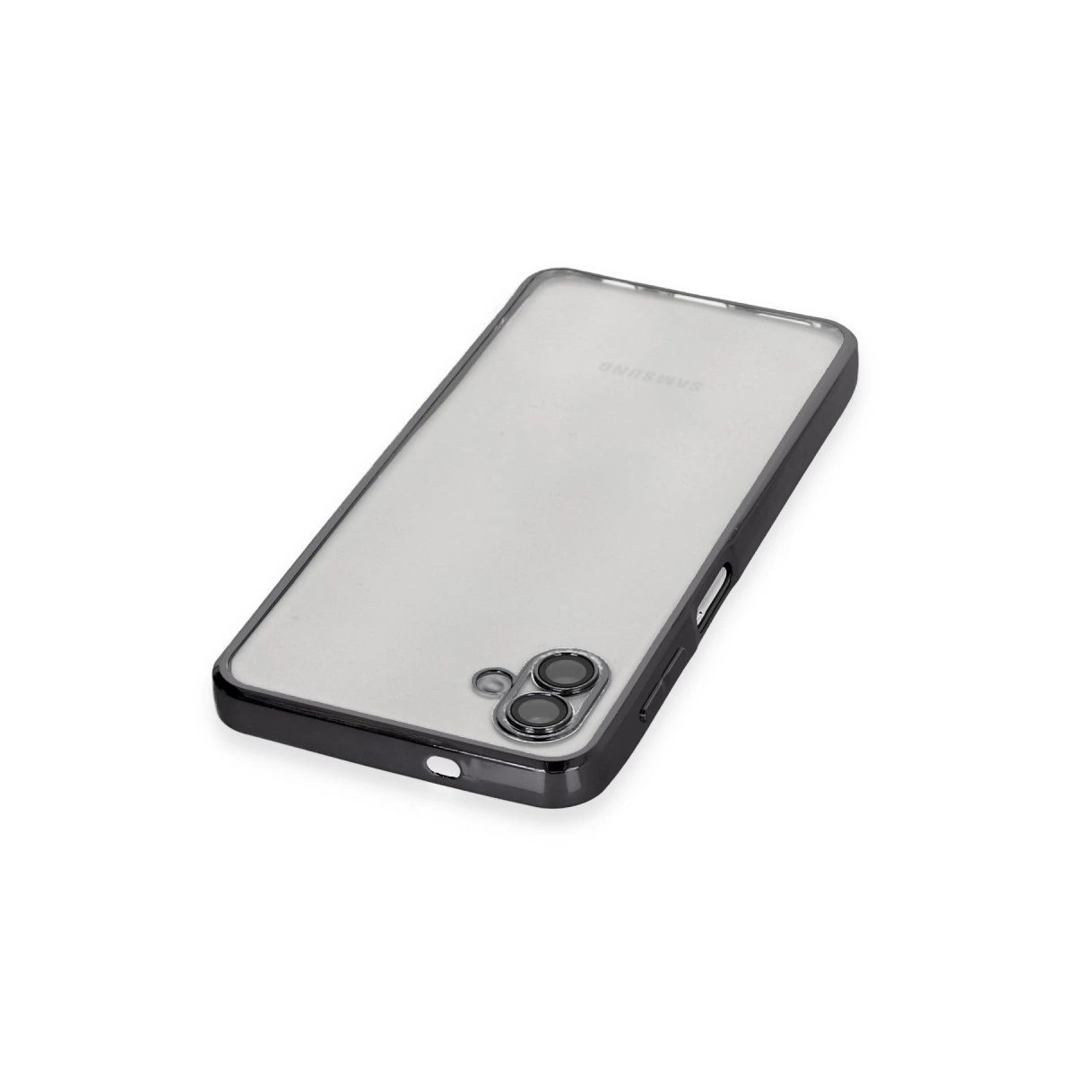 Samsung Galaxy A04 Kılıf Razer Lensli Silikon - Siyah