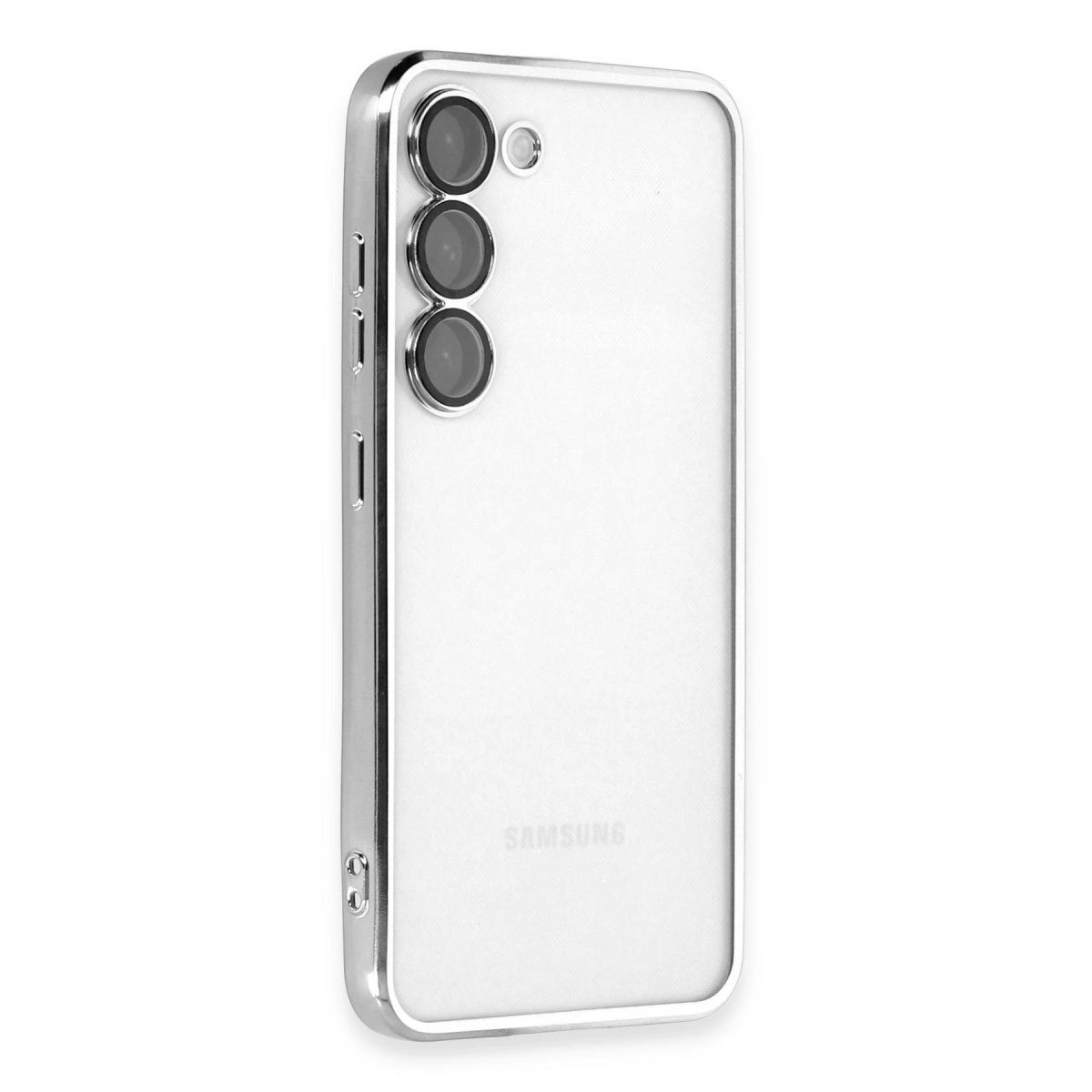Samsung Galaxy S24 Kılıf Razer Lensli Silikon - Gümüş Samsung Galaxy S24 Kılıf Razer Lensli Silikon - Gümüş