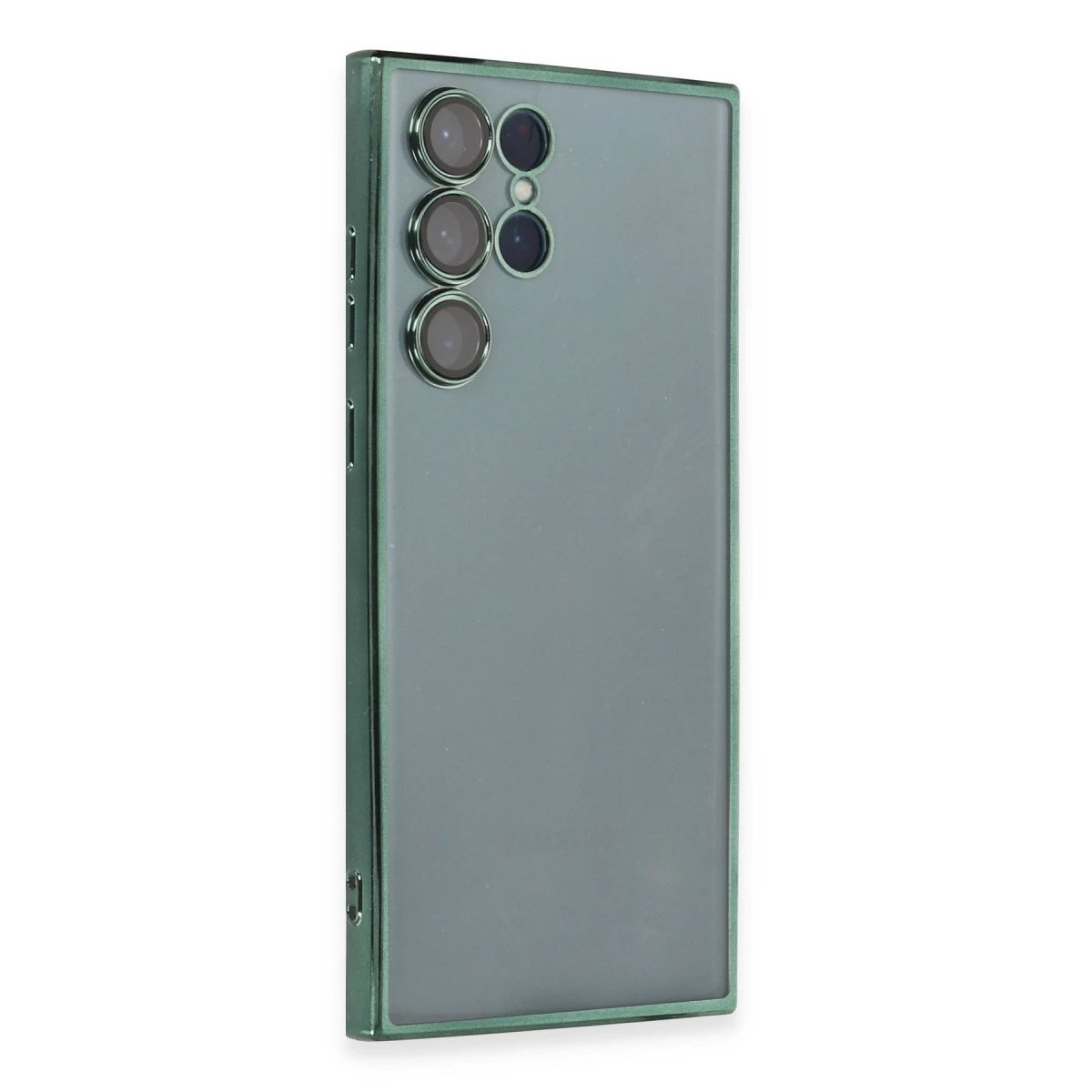 Samsung Galaxy S22 Ultra Kılıf Razer Lensli Silikon - Yeşil Samsung Galaxy S22 Ultra Kılıf Razer Lensli Silikon - Yeşil