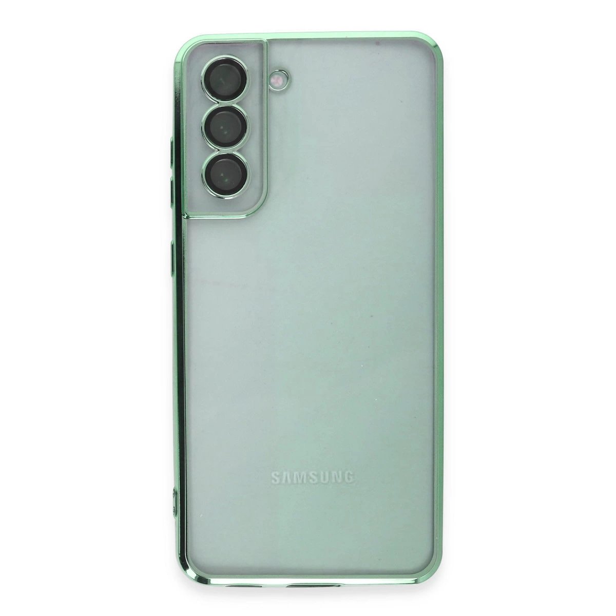 Samsung Galaxy S21 Fe Kılıf Razer Lensli Silikon - Yeşil Samsung Galaxy S21 Fe Kılıf Razer Lensli Silikon - Yeşil