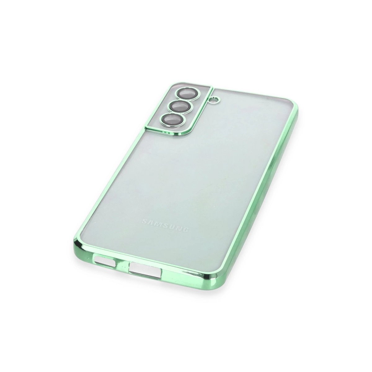 Samsung Galaxy S21 Fe Kılıf Razer Lensli Silikon - Yeşil Samsung Galaxy S21 Fe Kılıf Razer Lensli Silikon - Yeşil