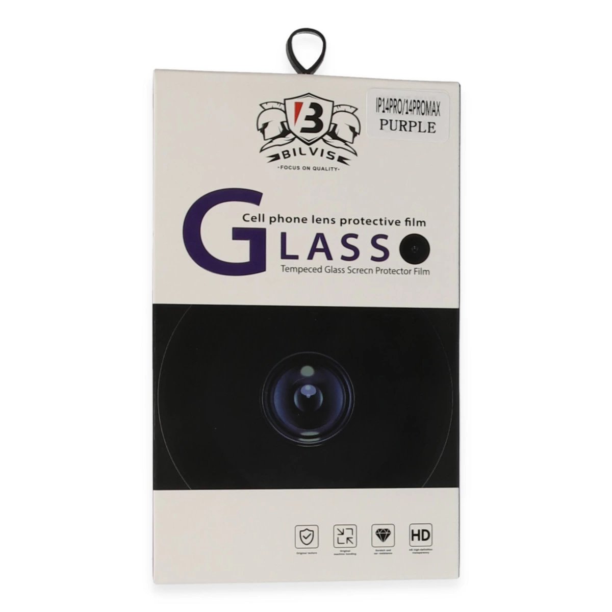 İphone 14 Pro Max Bilvis Titan Kamera Lens - Derin Mor İphone 14 Pro Max Bilvis Titan Kamera Lens - Derin Mor