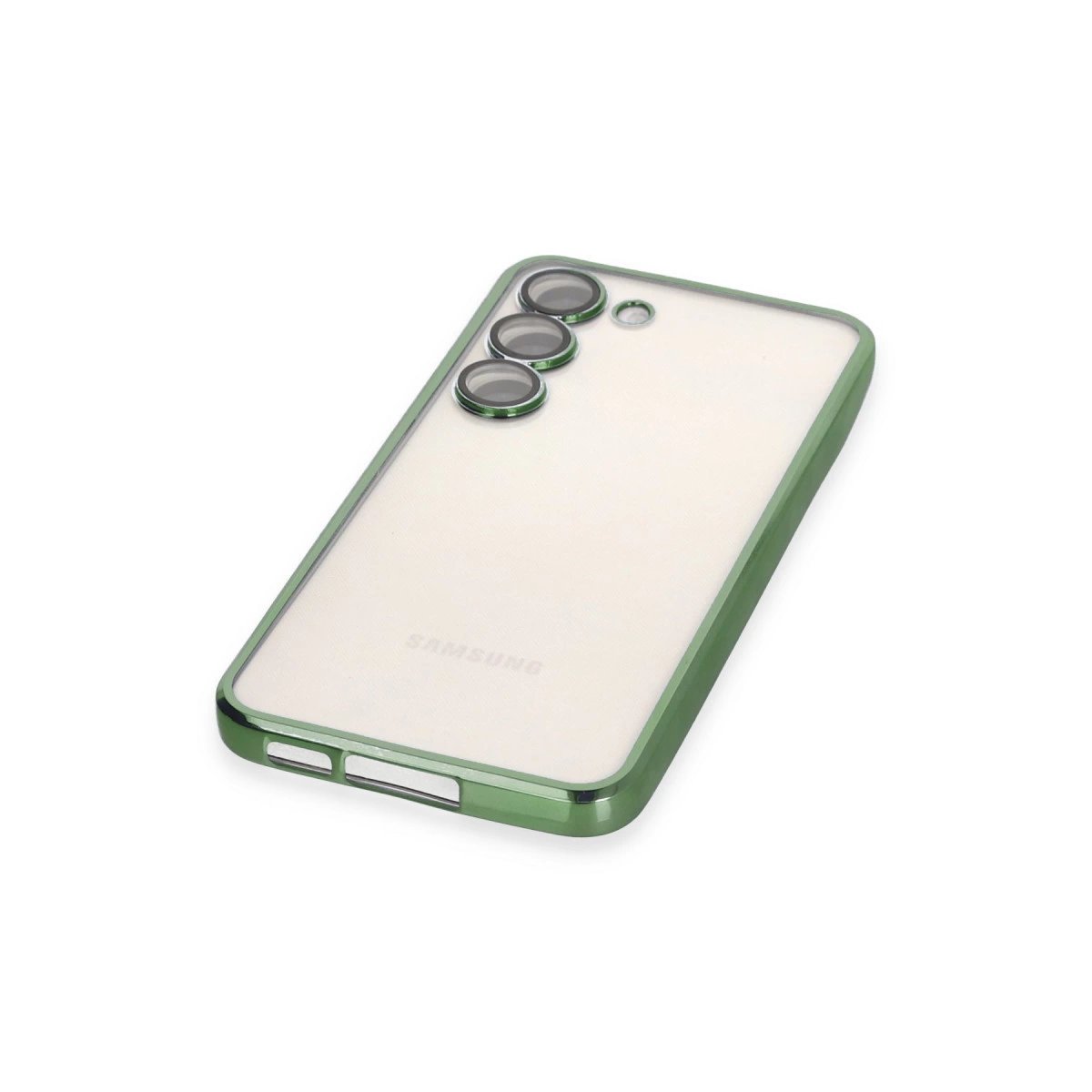 Samsung Galaxy S23 Kılıf Razer Lensli Silikon - Yeşil Samsung Galaxy S23 Kılıf Razer Lensli Silikon - Yeşil