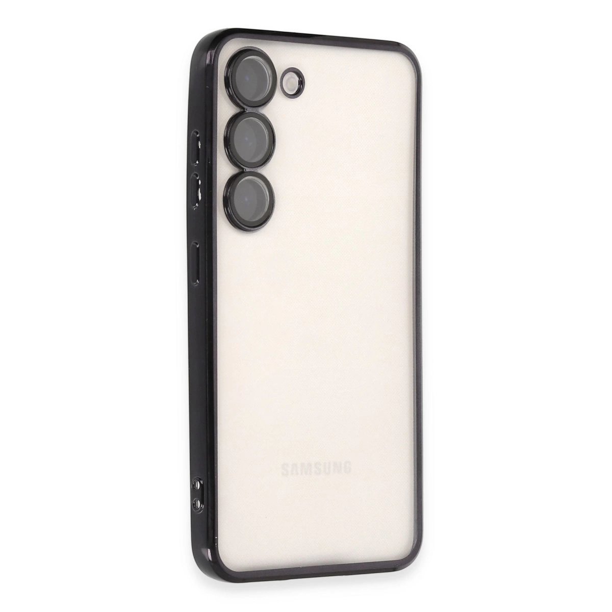 Samsung Galaxy S23 Plus Kılıf Razer Lensli Silikon - Siyah Samsung Galaxy S23 Plus Kılıf Razer Lensli Silikon - Siyah