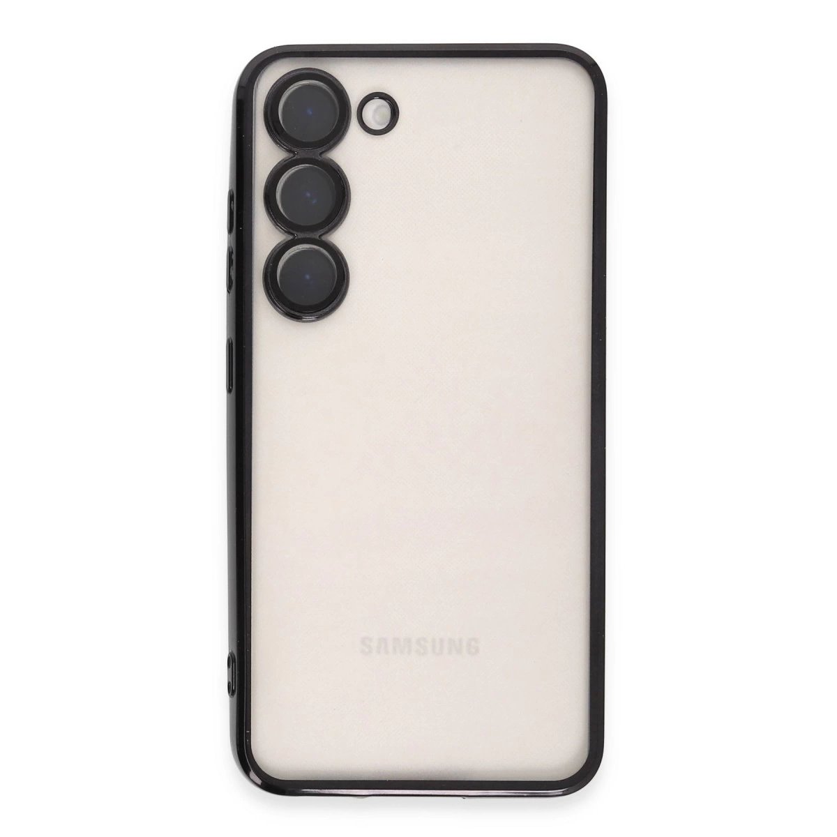 Samsung Galaxy S23 Plus Kılıf Razer Lensli Silikon - Siyah Samsung Galaxy S23 Plus Kılıf Razer Lensli Silikon - Siyah