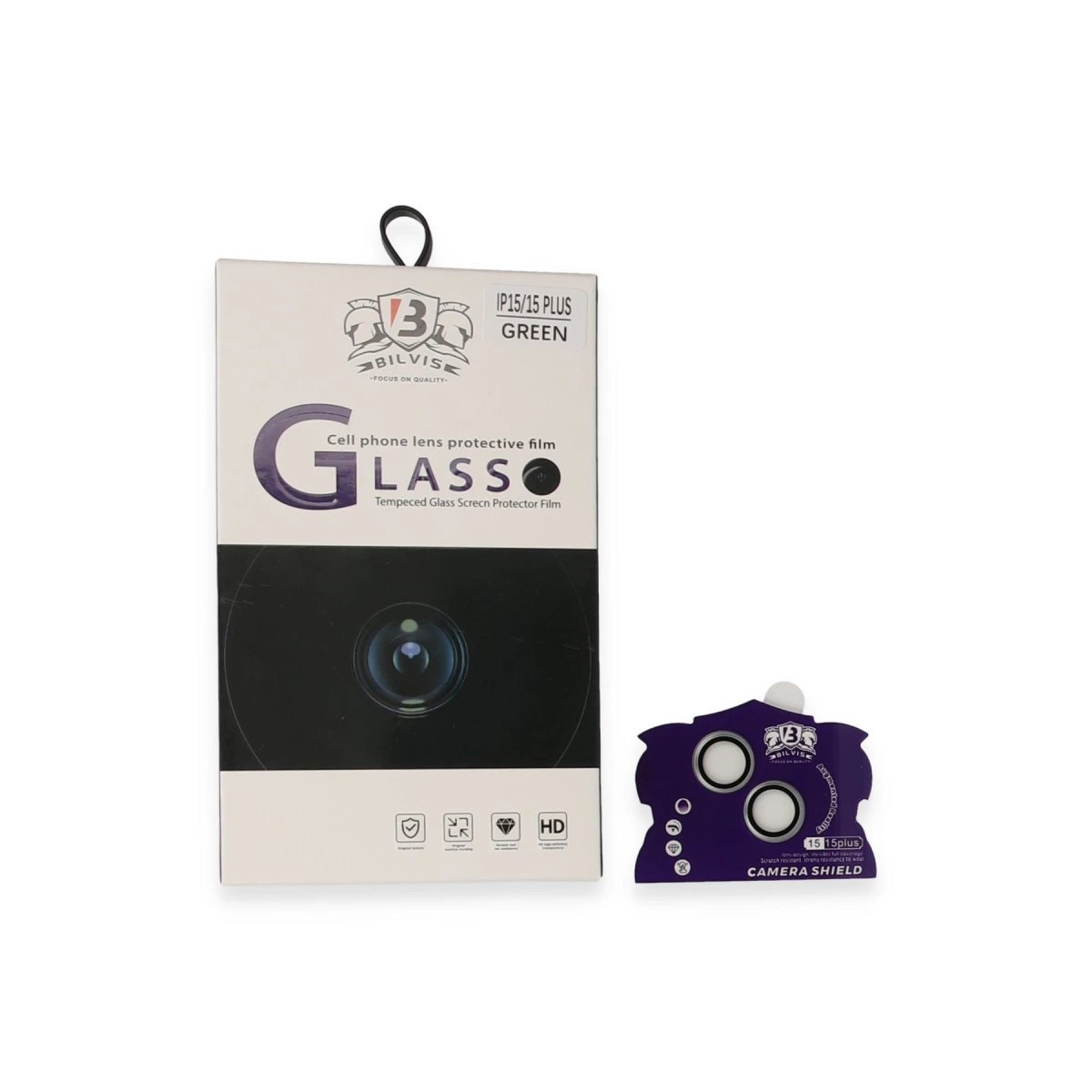 İphone 15 Bilvis Titan Kamera Lens - Yeşil İphone 15 Bilvis Titan Kamera Lens - Yeşil