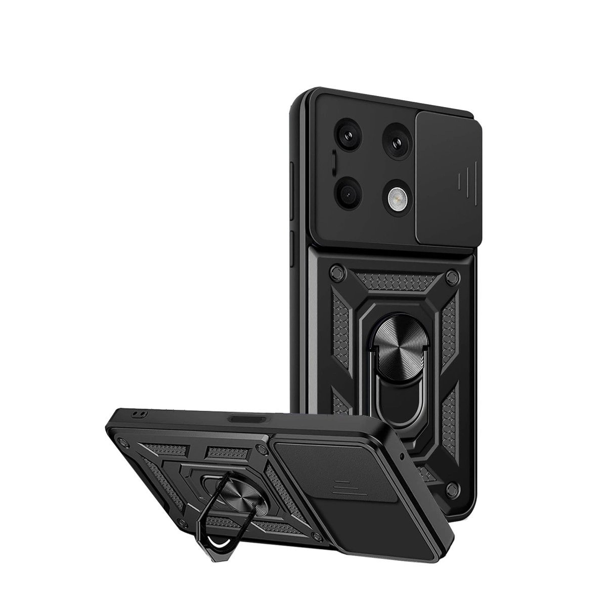 Xiaomi Redmi Note 13 4g Kılıf Pars Lens Yüzüklü Silikon - Siyah Xiaomi Redmi Note 13 4g Kılıf Pars Lens Yüzüklü Silikon - Siyah