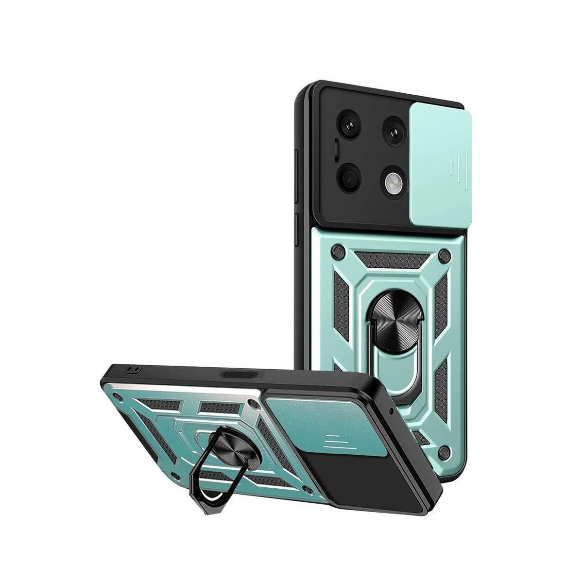 Xiaomi Redmi Note 13 4g Kılıf Pars Lens Yüzüklü Silikon - Yeşil Xiaomi Redmi Note 13 4g Kılıf Pars Lens Yüzüklü Silikon - Yeşil