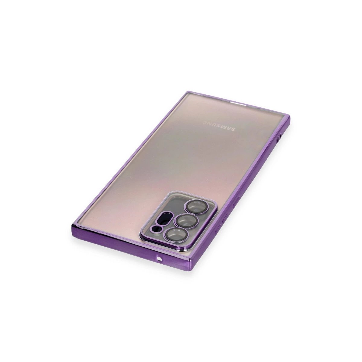 Samsung Galaxy Note 20 Ultra Kılıf Razer Lensli Silikon - Mor Samsung Galaxy Note 20 Ultra Kılıf Razer Lensli Silikon - Mor
