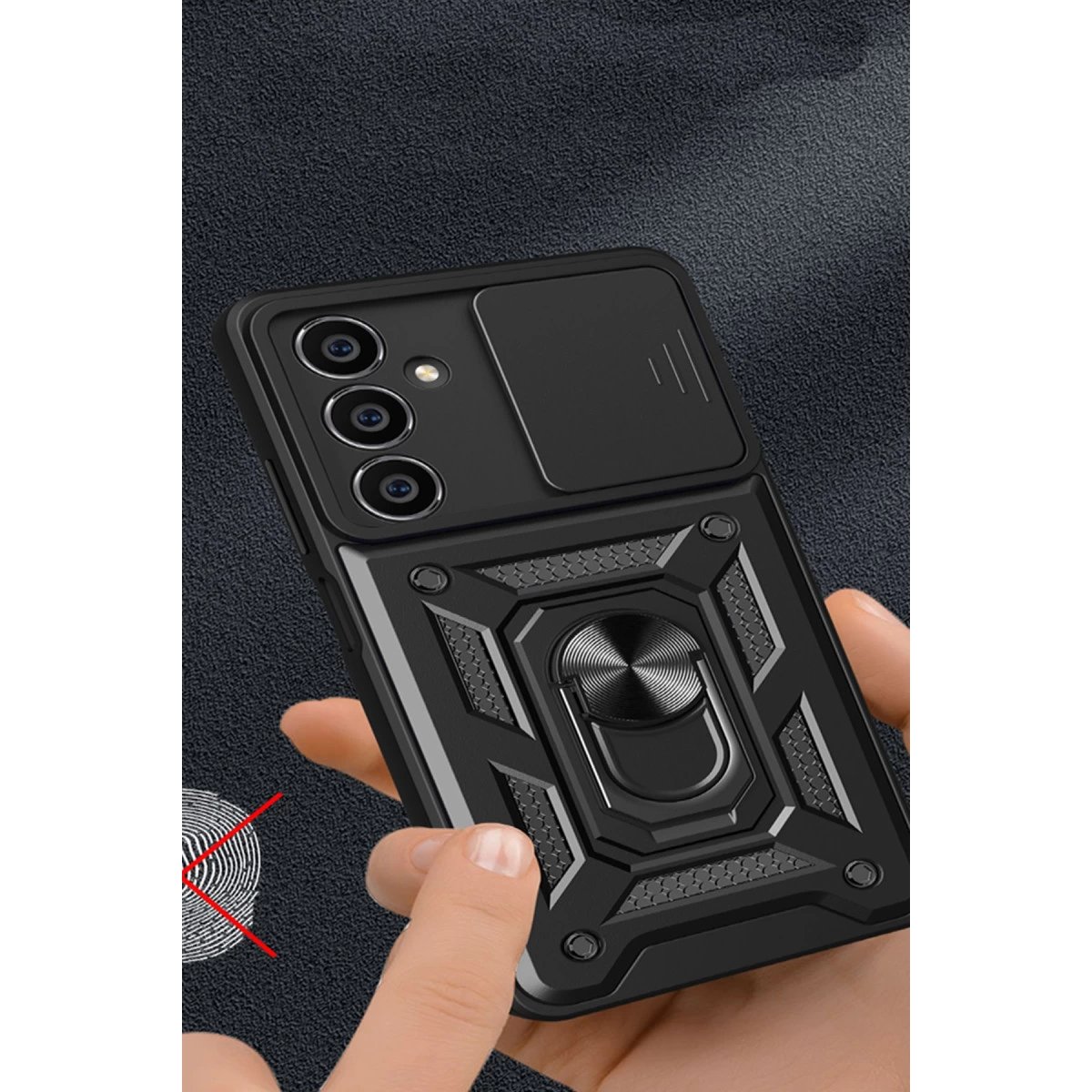 Samsung Galaxy A25 5g Kılıf Pars Lens Yüzüklü Silikon - Yeşil Samsung Galaxy A25 5g Kılıf Pars Lens Yüzüklü Silikon - Yeşil