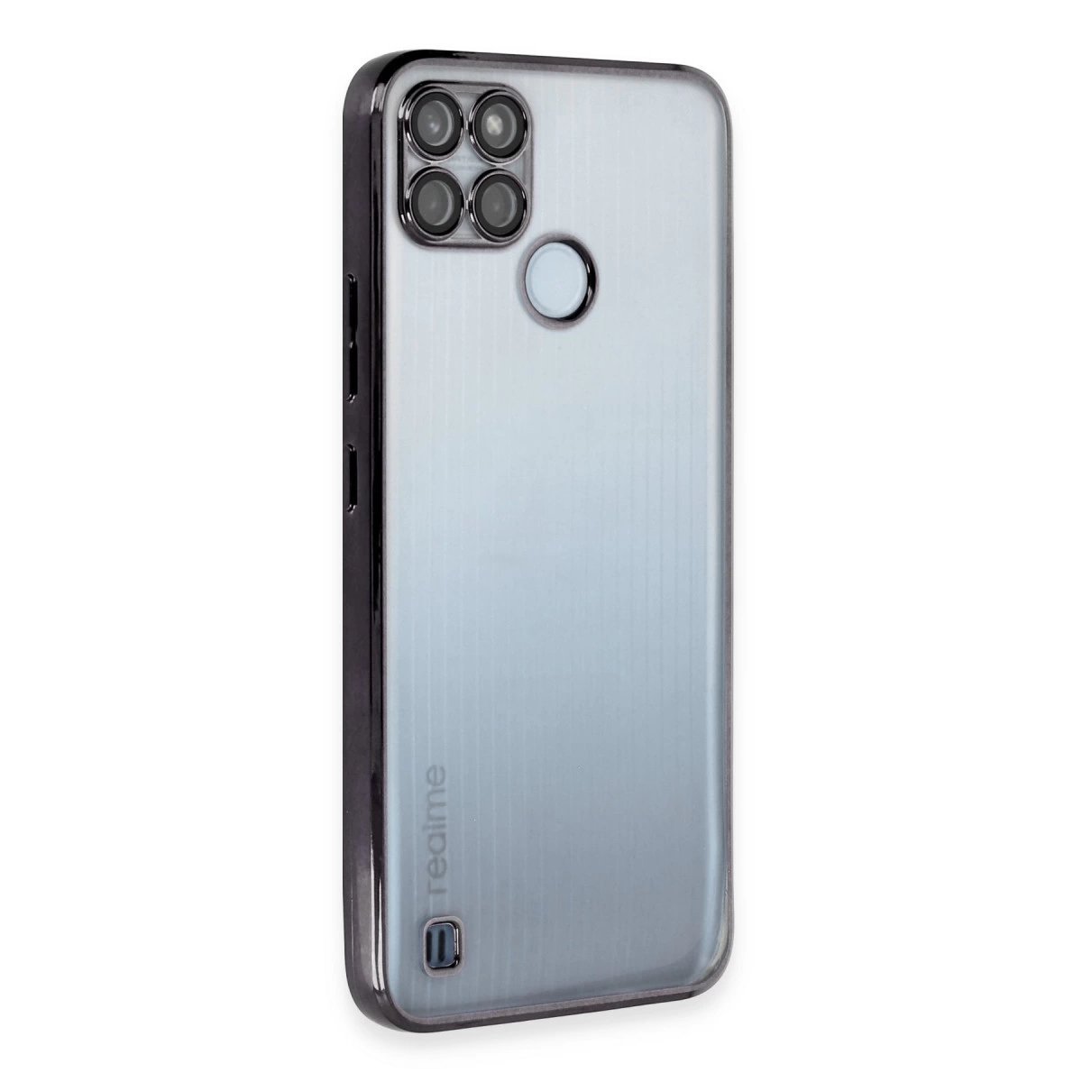 Realme C25y Kılıf Razer Lensli Silikon - Siyah Realme C25y Kılıf Razer Lensli Silikon - Siyah