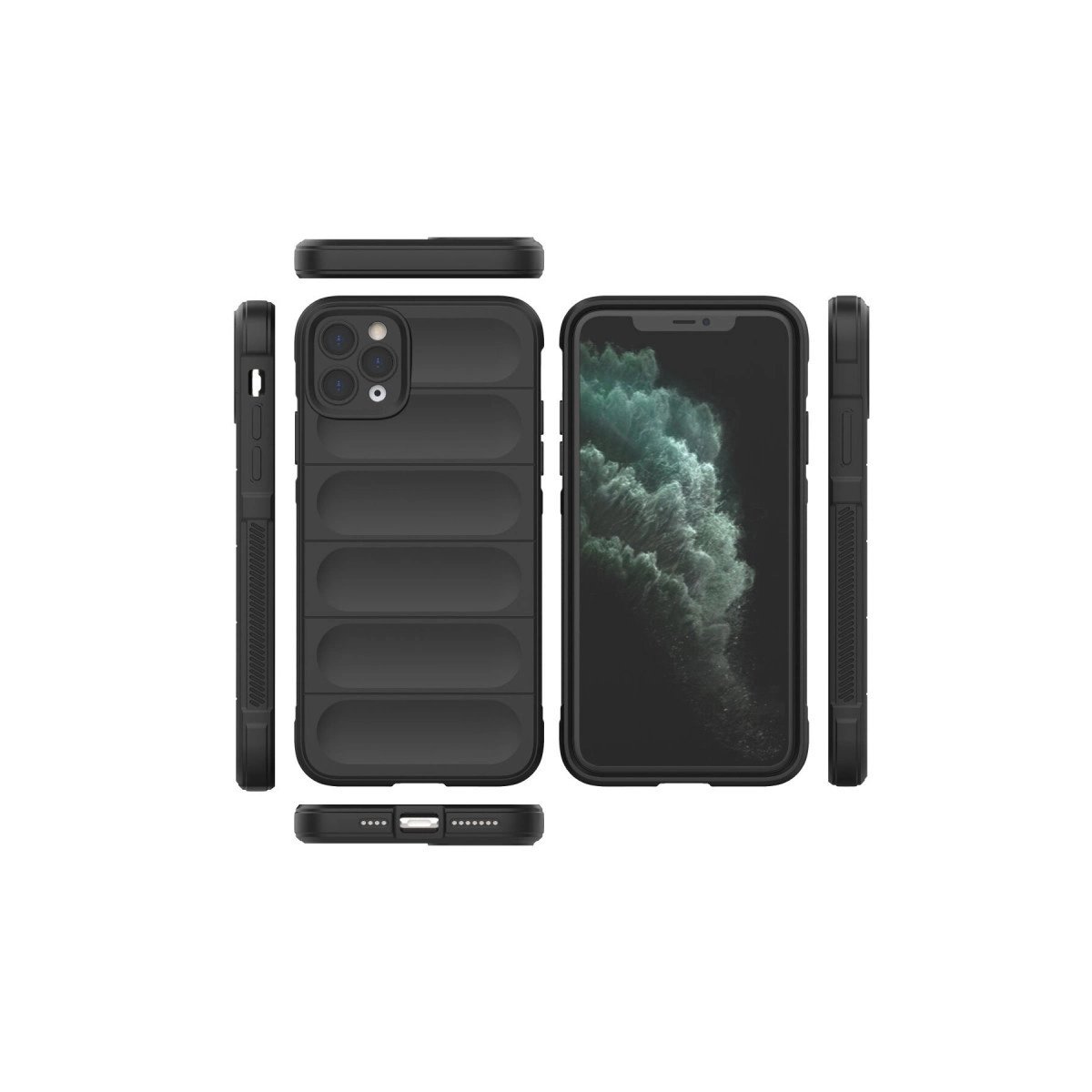 İphone 11 Pro Kılıf Optimum Silikon - Siyah İphone 11 Pro Kılıf Optimum Silikon - Siyah