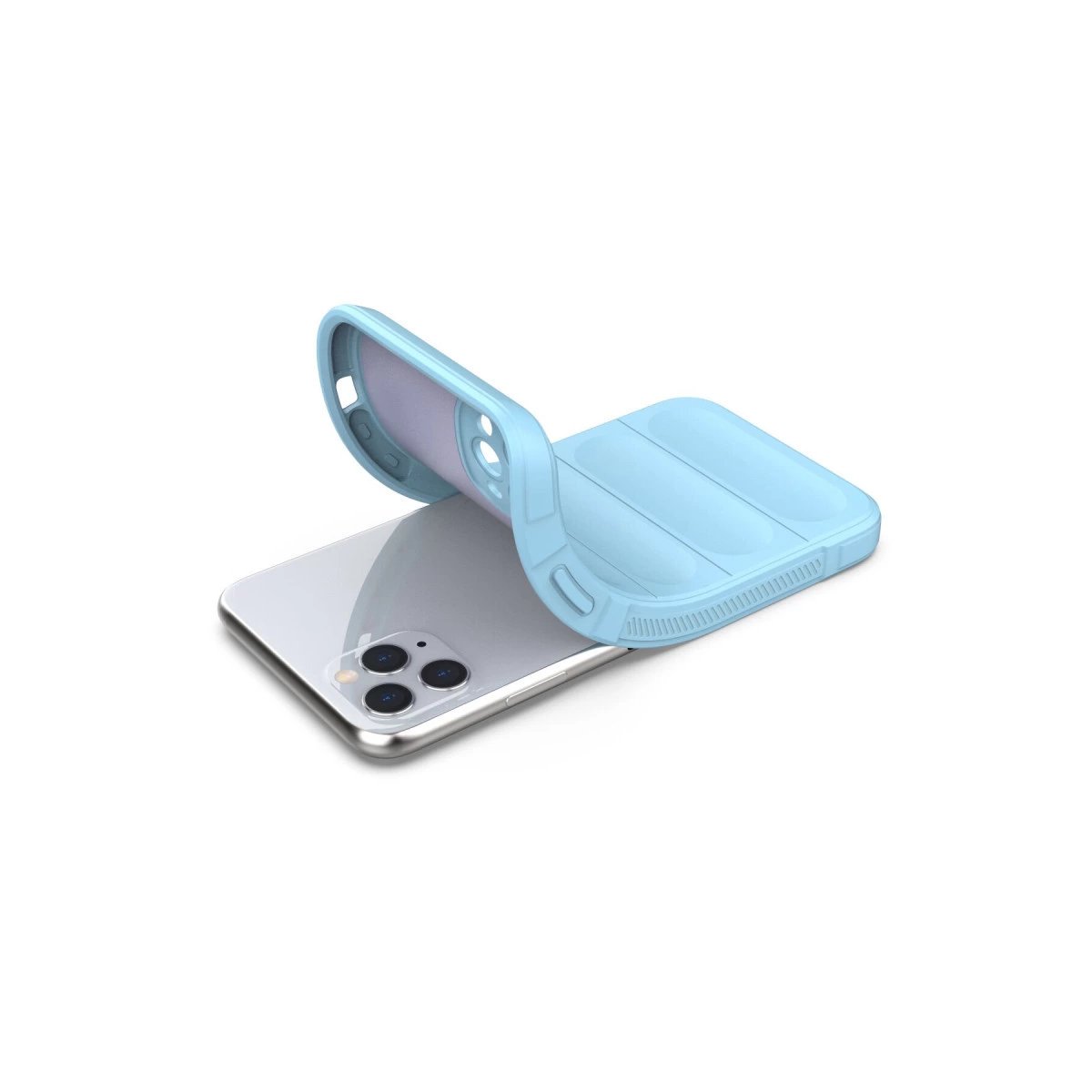 İphone 11 Pro Max Kılıf Optimum Silikon - Sky Blue İphone 11 Pro Max Kılıf Optimum Silikon - Sky Blue